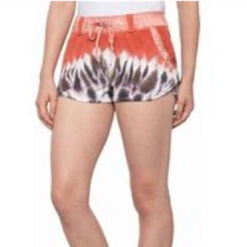 YOUNG Fabulous And Broke Solar Tie Dye loungewear Shorts Size Small